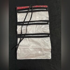 Red and Black Hanging Jewelry Organizer